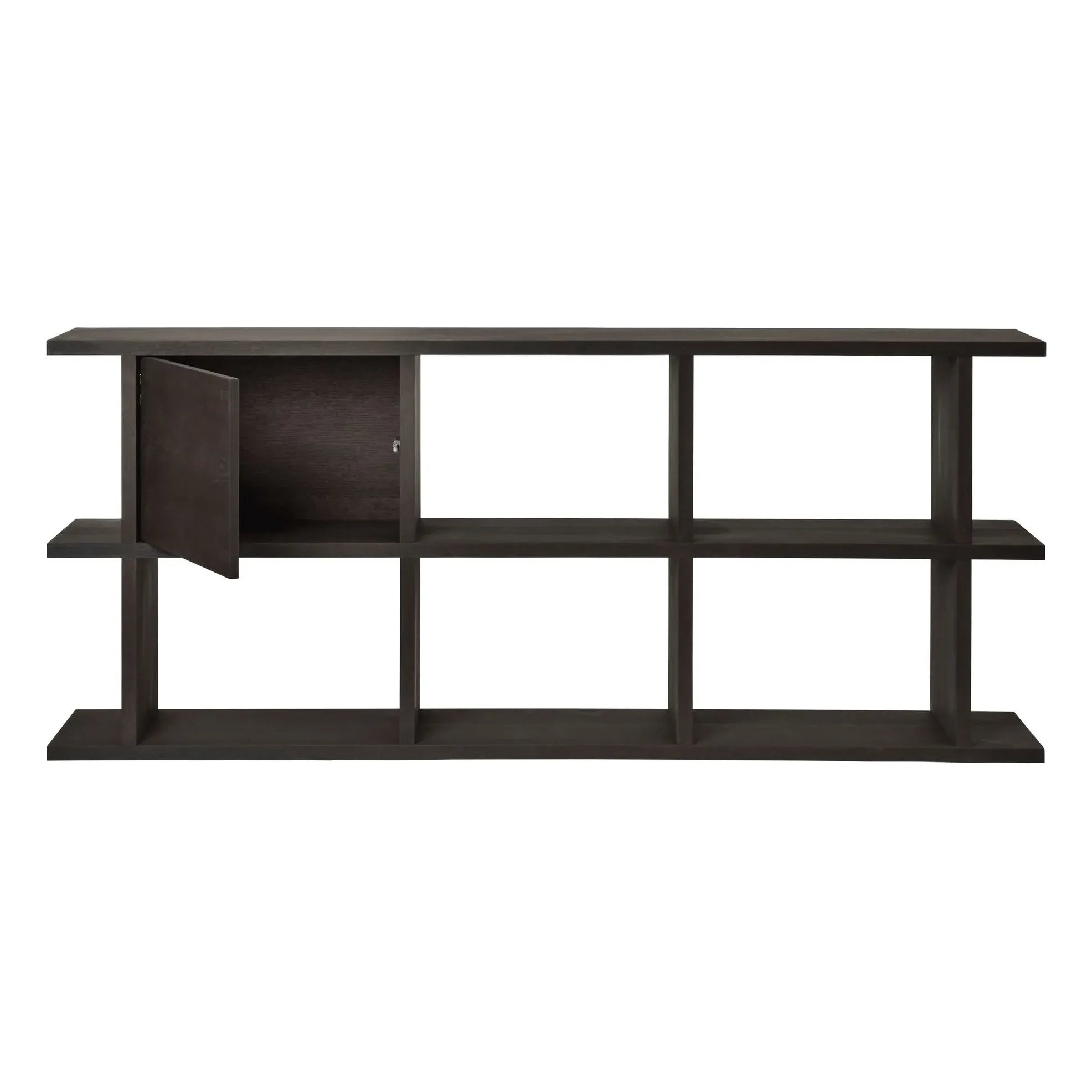 Ferm Living - Módulo de madera para estantería Kona | Roble Oscuro
