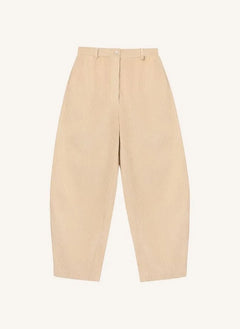 Cordera - Pantalones de algodón de terciopelo | Beige