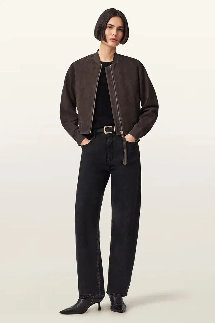 Chaqueta bomber de ante para mujer ORTEN de AllSaints
