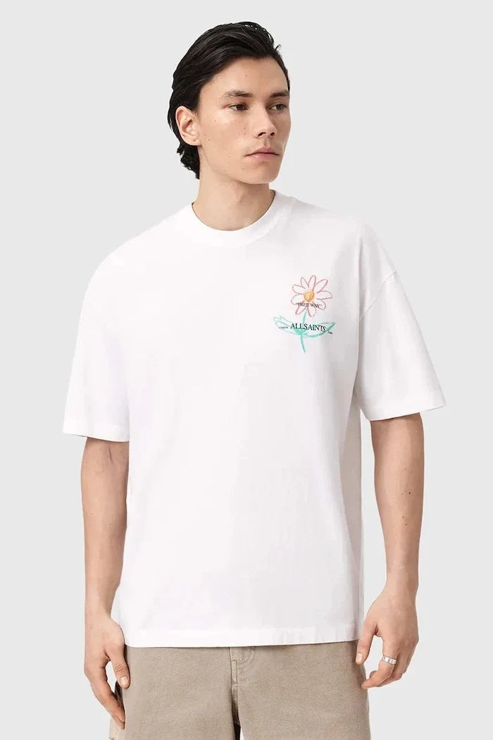 AllSaints Camiseta Oversize de Algodón para Hombre CRAYO