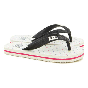 Bonton - Chanclas con tira entre los dedos Paf | Blanco