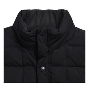Taion - Chaleco sin mangas unisex de doble cara Mountain | Negro