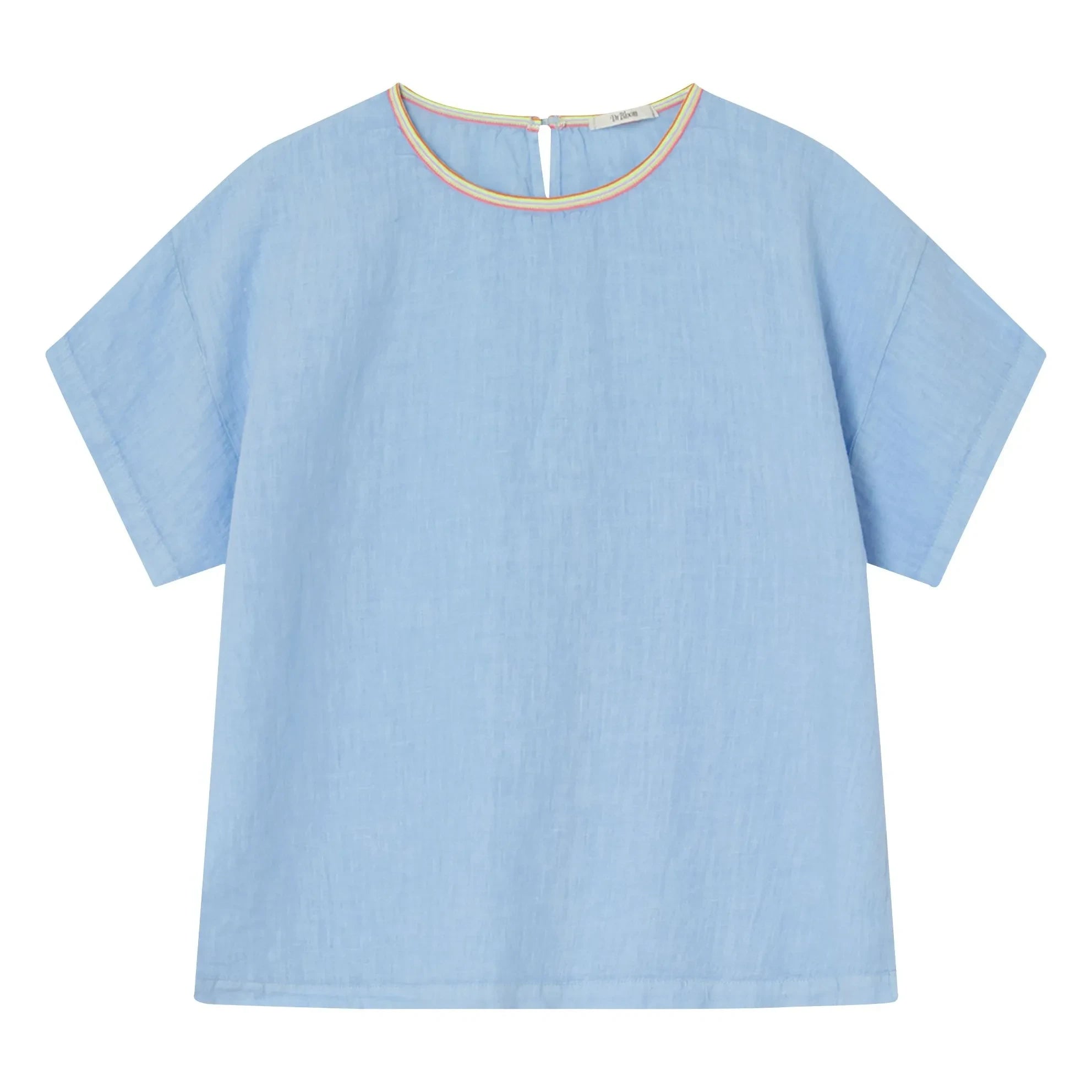 Dr Bloom - Blusa de Lino | Azul claro