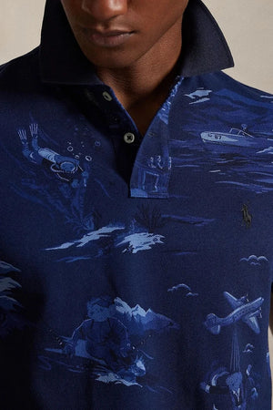 Polo Ralph Lauren Camiseta de cuello de algodón