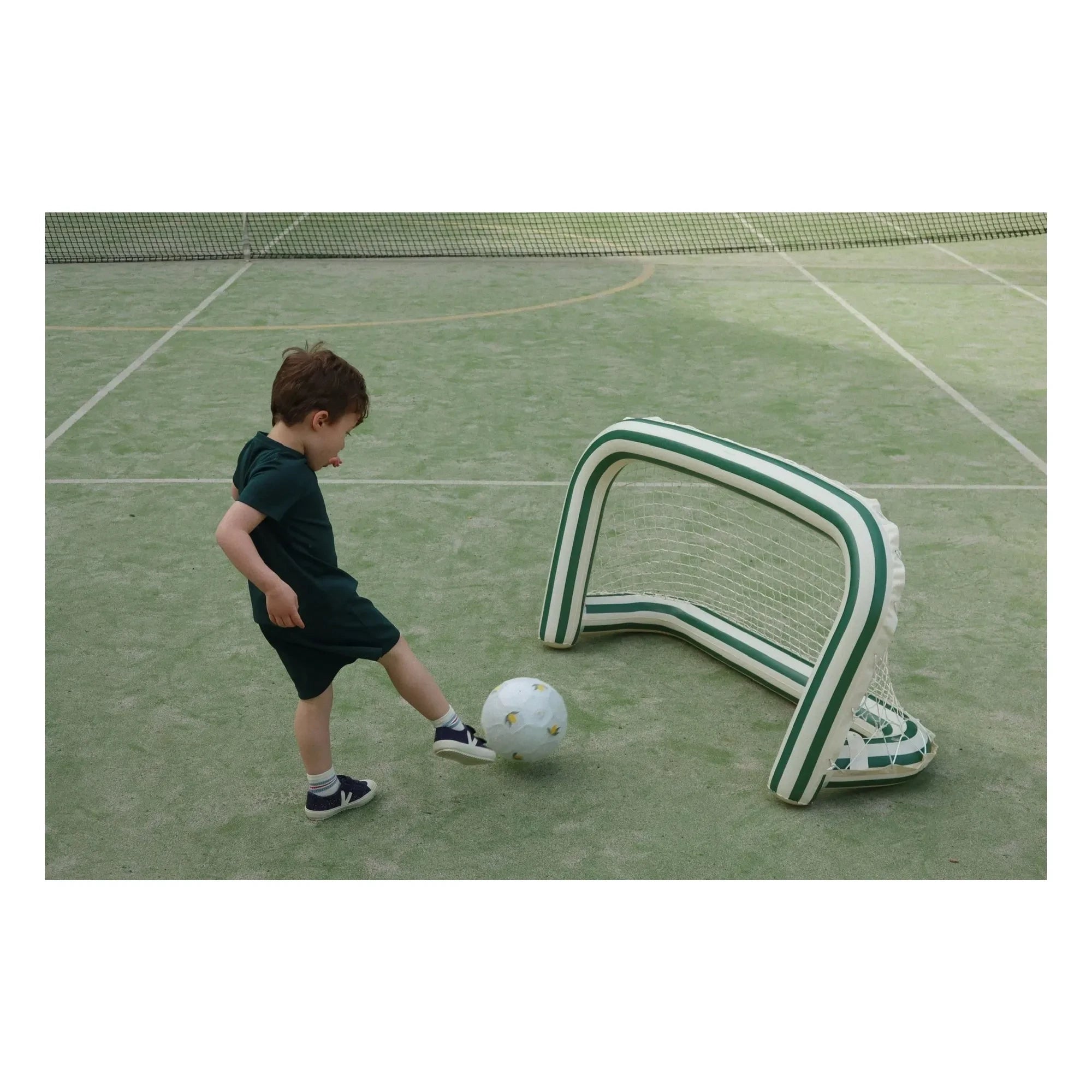 Konges Sløjd - Portería de fútbol hinchable | Verde