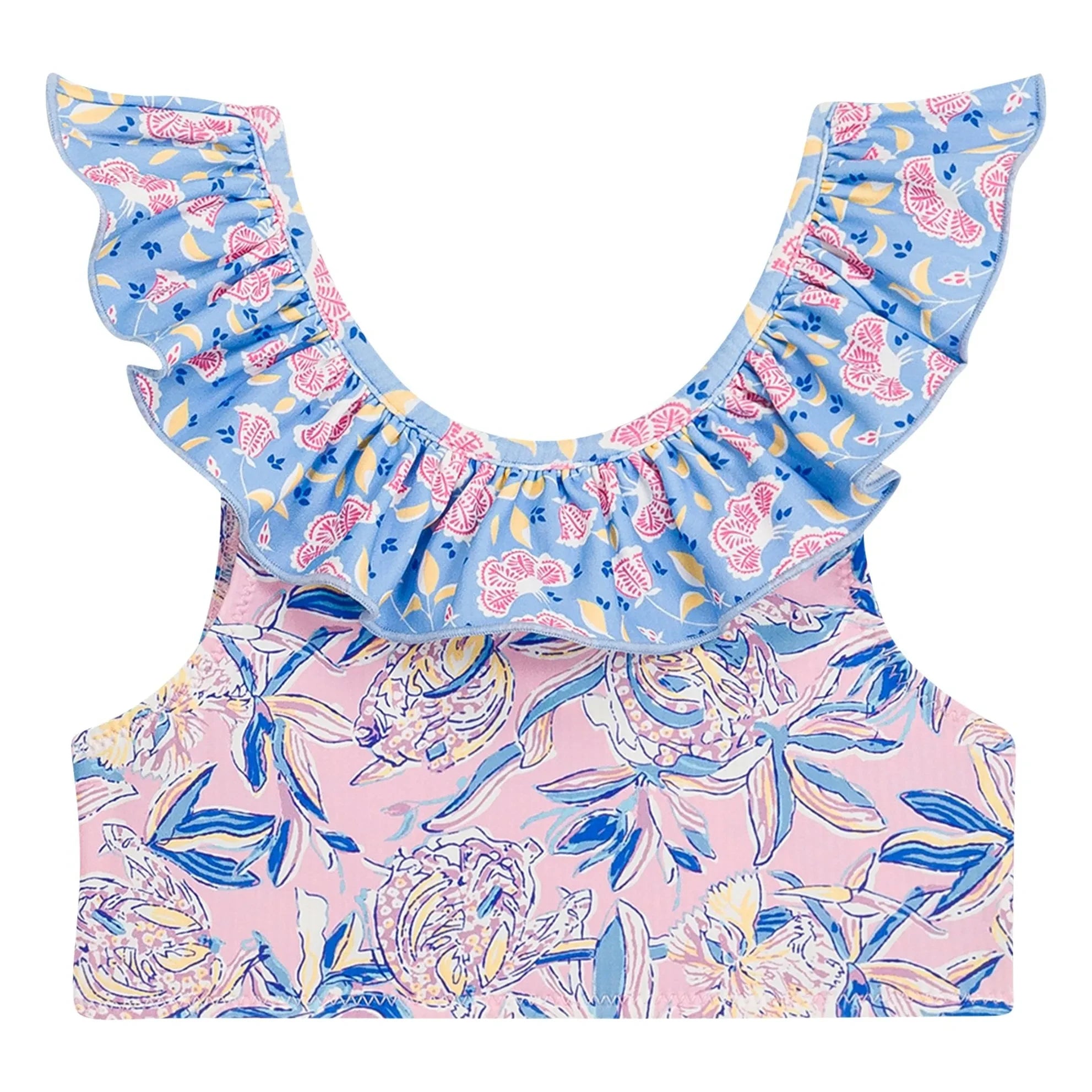 Louise Misha - Fibras recicladas con estampado floral de primavera-mayo | Rosa