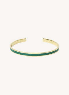 Bangle Up - Pulsera verde esmeralda