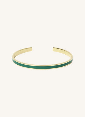 Bangle Up - Pulsera verde esmeralda