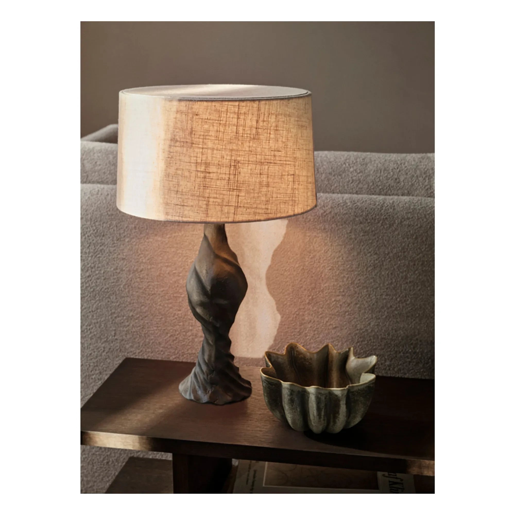 Ferm Living - Moltan lamba tabanı | Kömür grisi