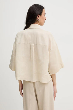 MM by Max Mara Camisa de lino RITO para mujer