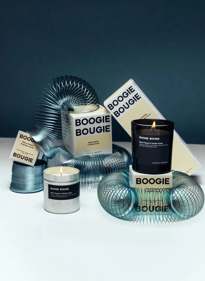 Boogie Bougie - Vela de Caviar de Pimienta Negra &amp; Vainilla - 250 g