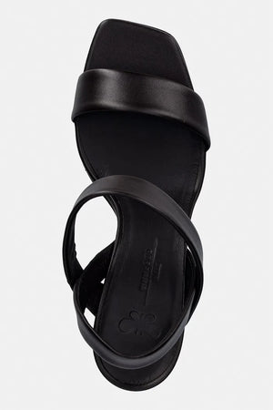 Sandalias de tacón alto de piel Weekend Max Mara Wkaaffetto