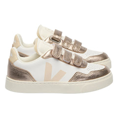 Veja - Zapatillas de piel con rascador V-90 O.T. | Bronce