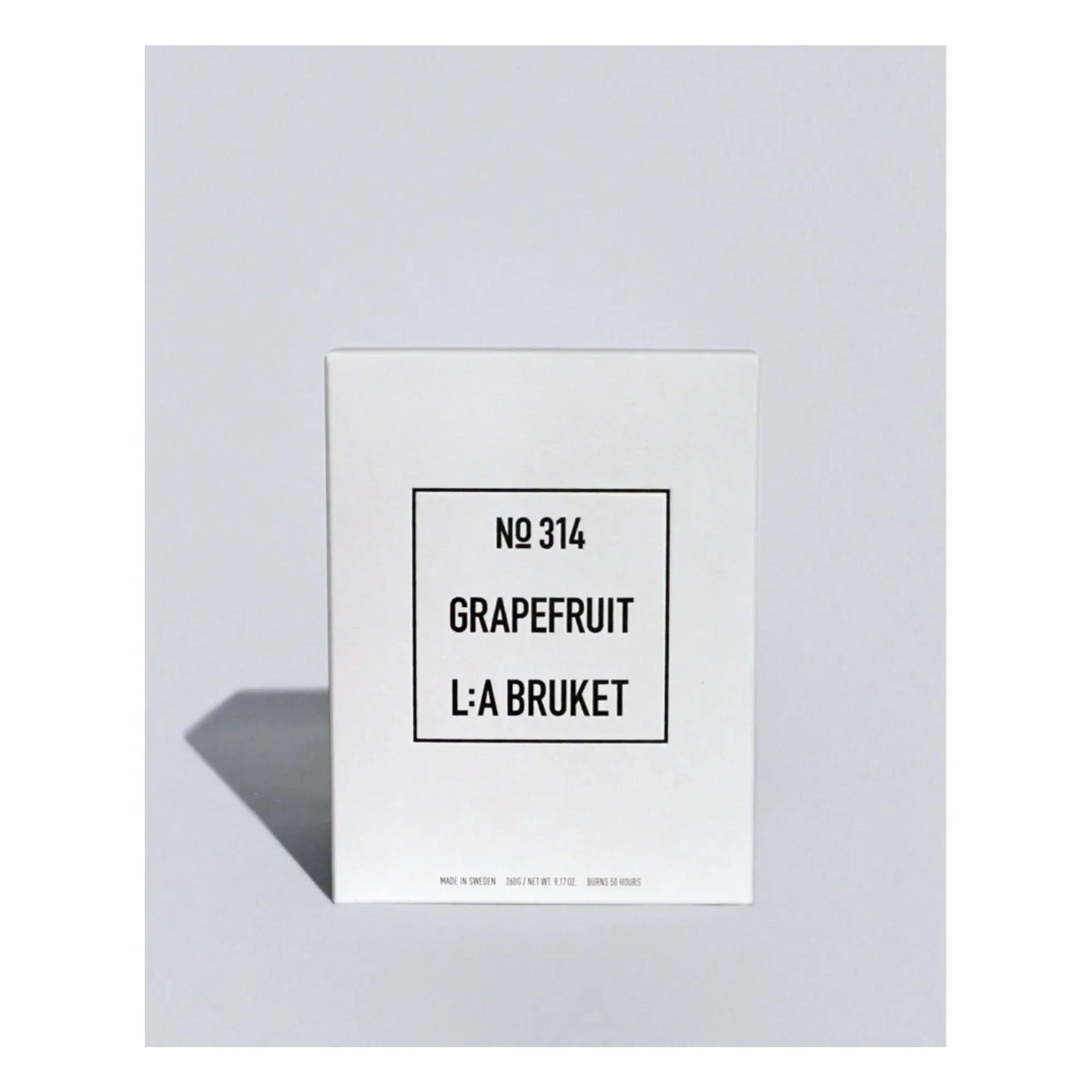 L:A BRUKET - Vela con aroma a pomelo - 260g | Incoloro