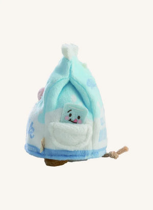 Nici - Juguete de peluche Moono la vaca, con disfraz de cartón de leche | Beige