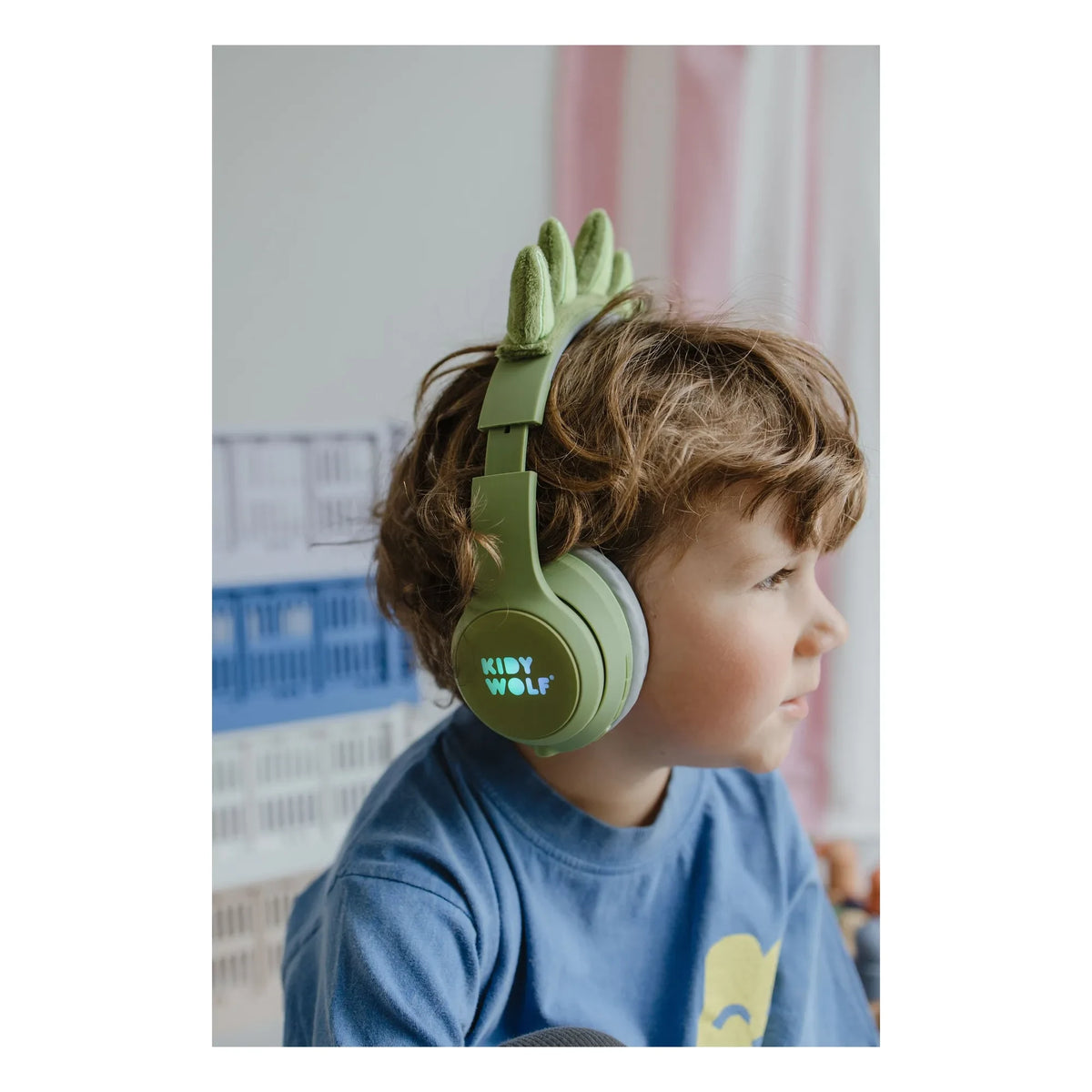 Kidywolf - Auriculares Dino | Verde