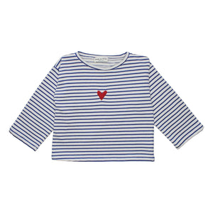 Babe & Tess - Teresa Heart Jersey | Azul marino