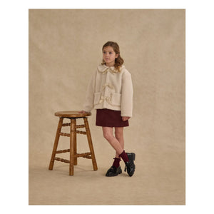Rylee + Cru - Chaqueta sherpa crudo