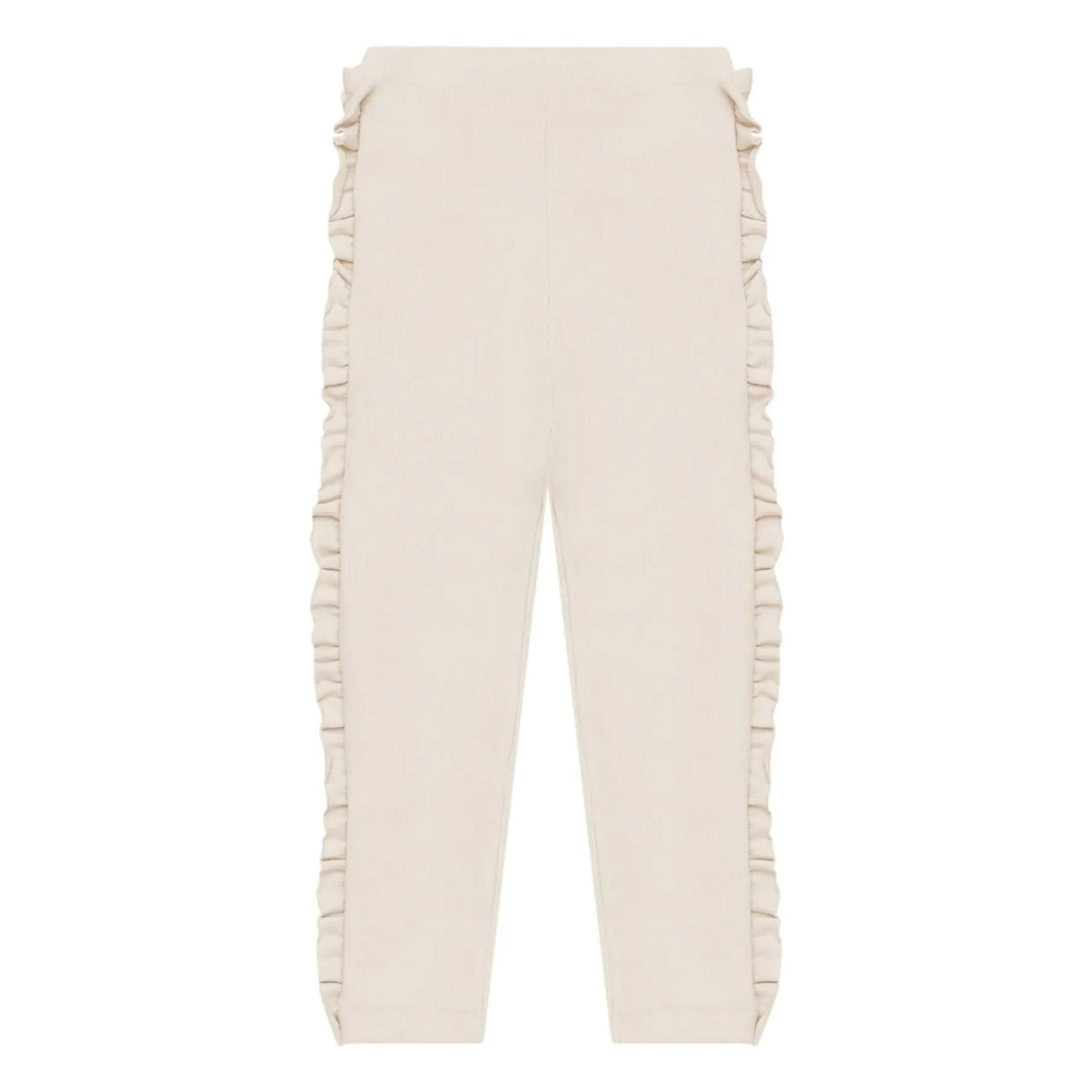 Donsje - Audun leggings de algodón orgánico con volantes | Crudo