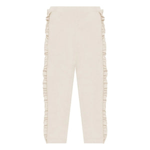 Donsje - Audun leggings de algodón orgánico con volantes | Crudo
