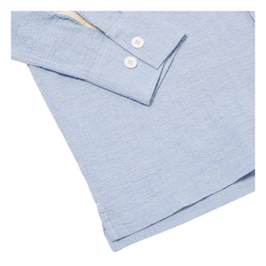 Universal Works - Camisa Seersucker Utility | Azul claro