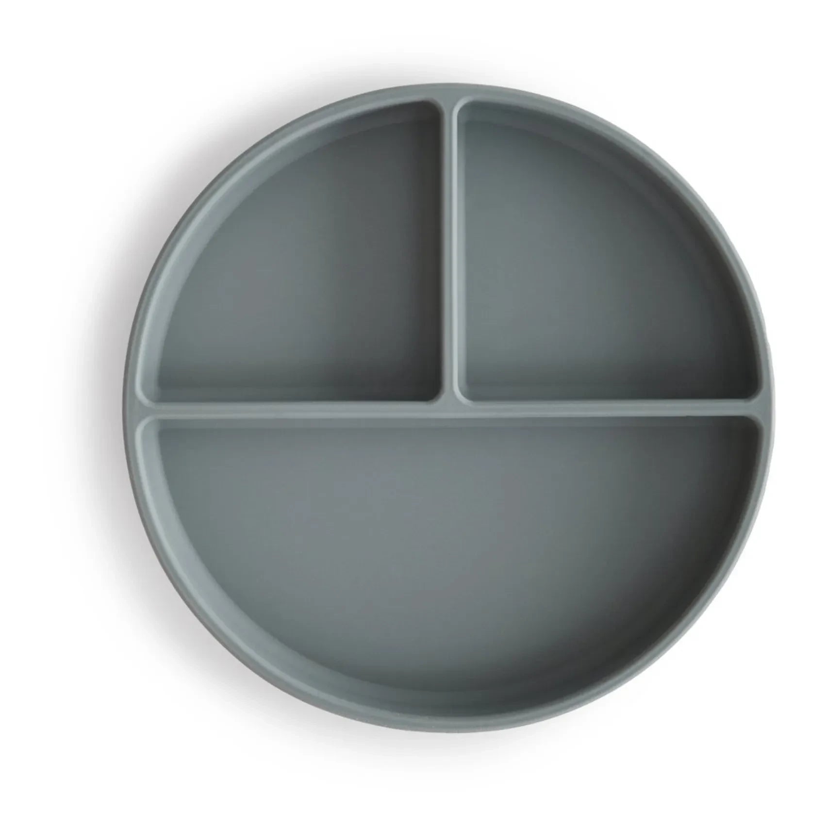 Mushie - Plato de silicona | Gris