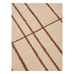 Ferm Living - Alfombra de pasillo Sen | Blanco roto