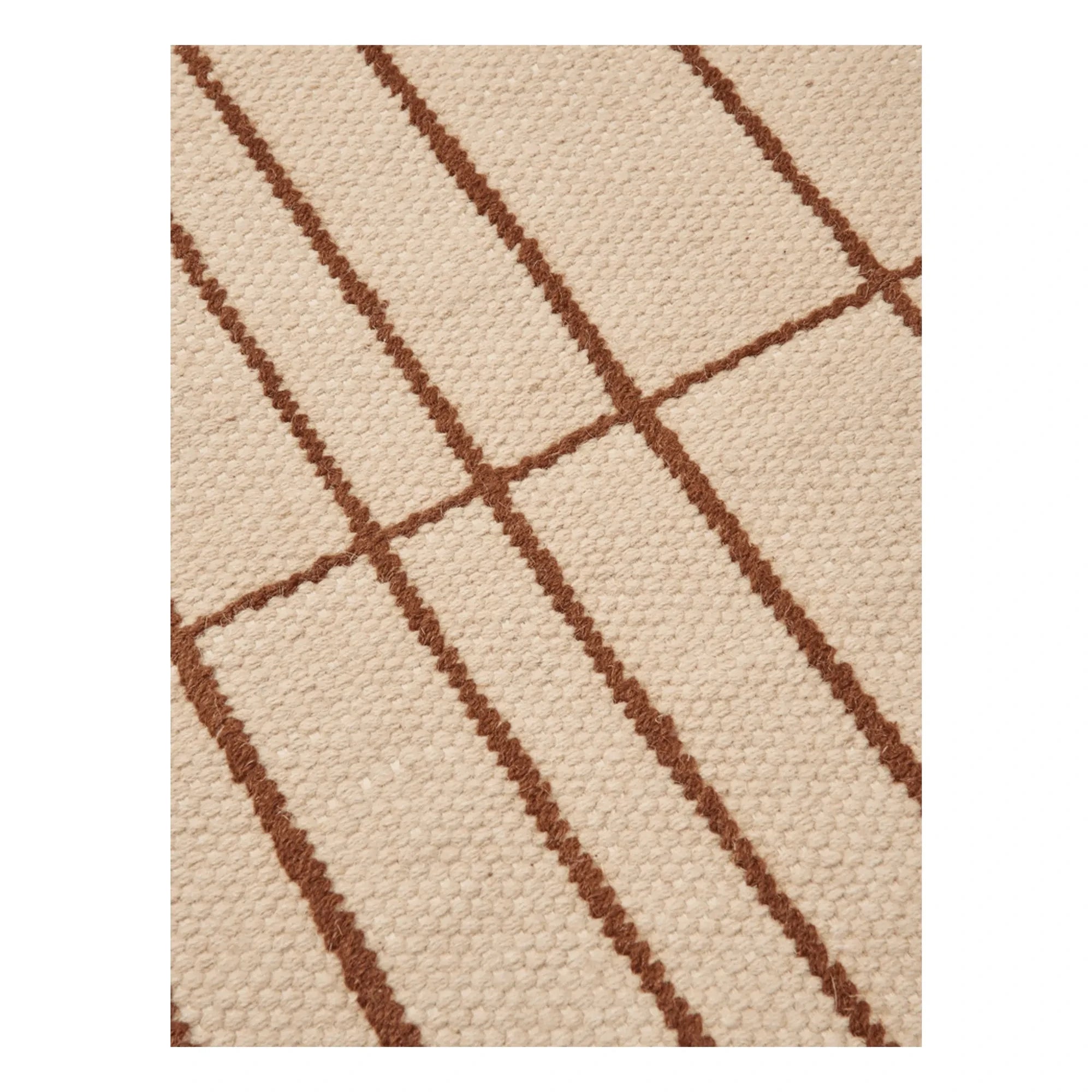 Ferm Living - Alfombra de pasillo Sen | Blanco roto
