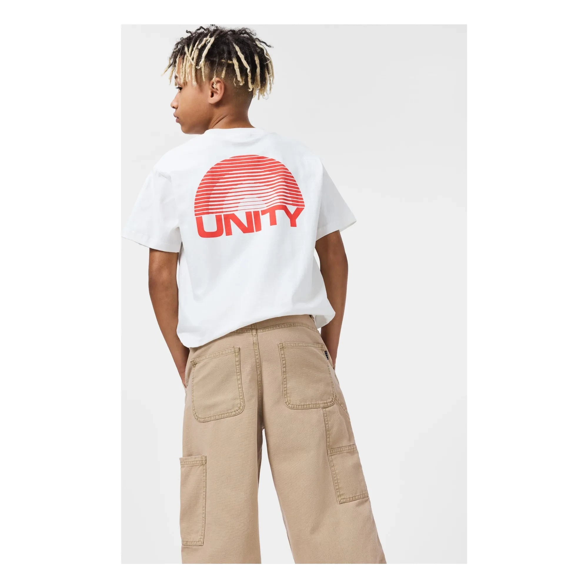 Molo - Camiseta de algodón orgánico Riley Unity | Blanco