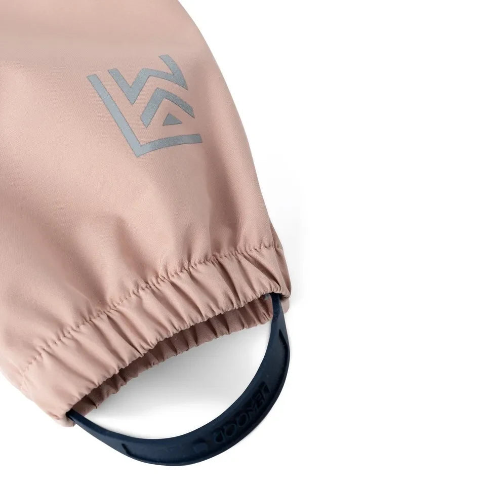 Liewood - Pedia Conjunto de impermeable de fibra reciclada con bloques de color | Rosa