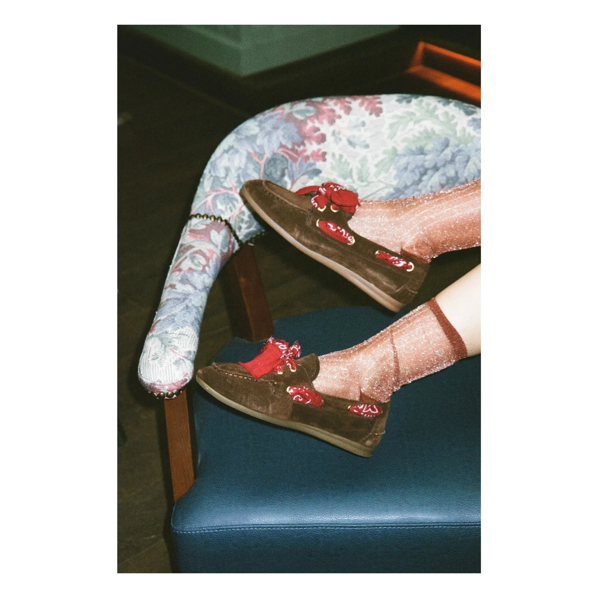 Toral - Zapatos náuticos de ante Nahua Bandana | Marrón oscuro