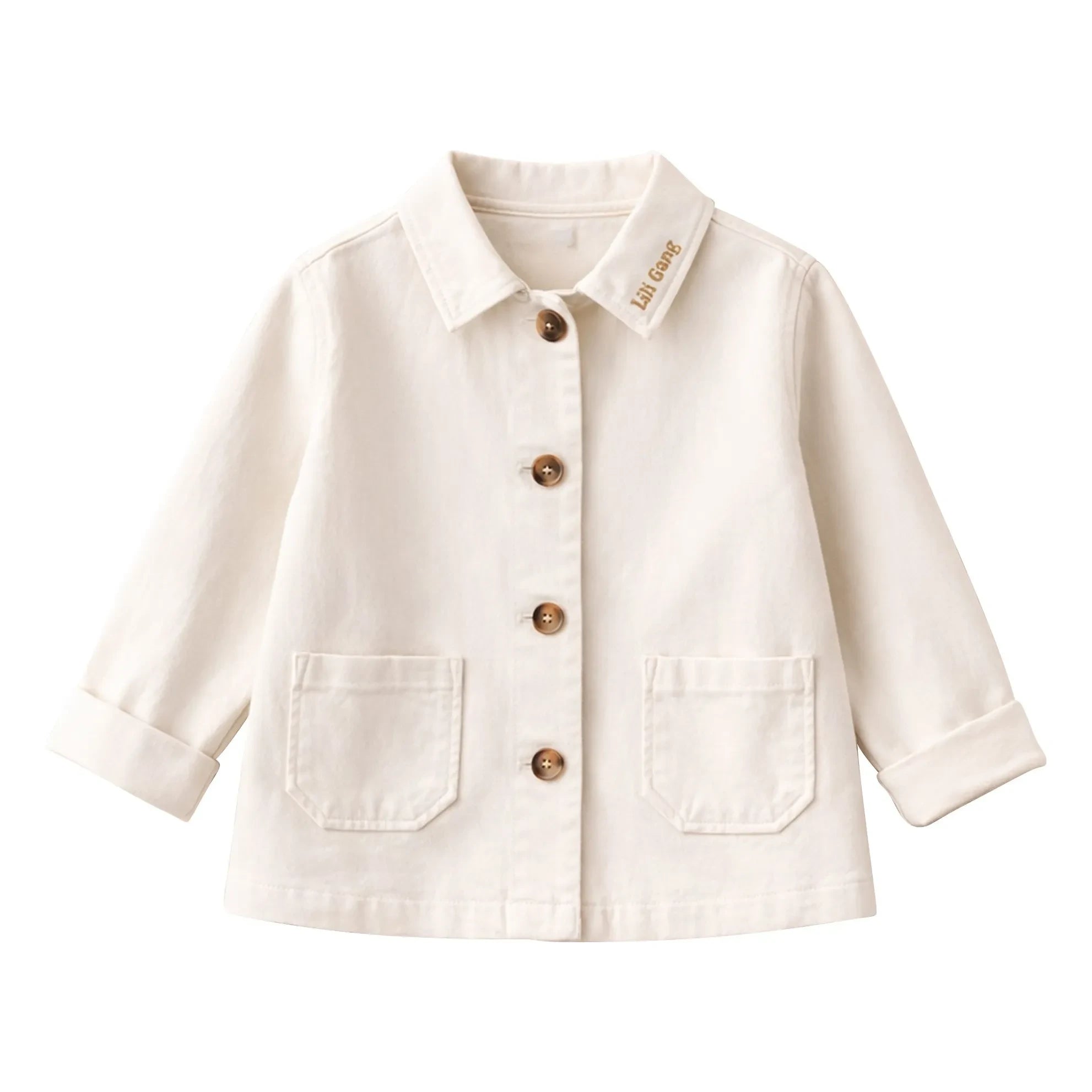 Lililotte - Chaqueta de algodón orgánico Vick | Marfil
