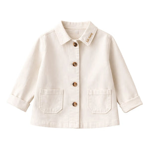 Lililotte - Chaqueta de algodón orgánico Vick | Marfil