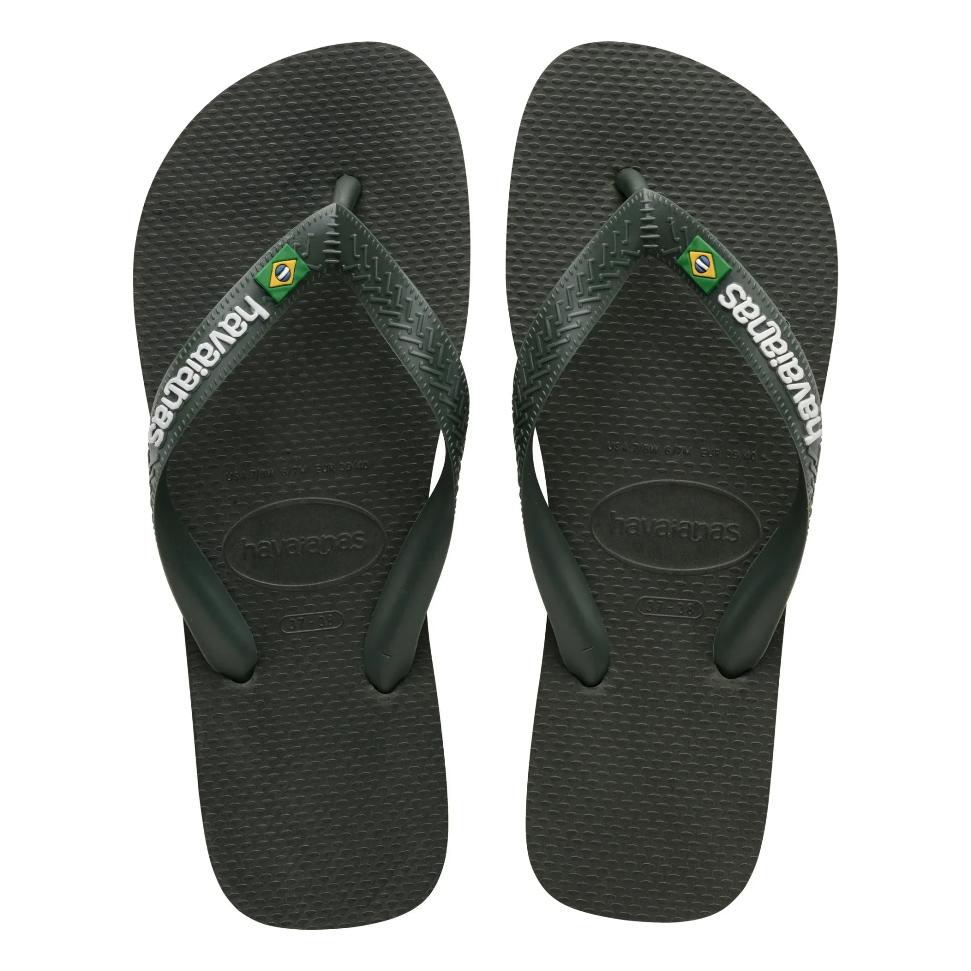 Havaianas - Brasil Logo, chanclas | Verde oliva