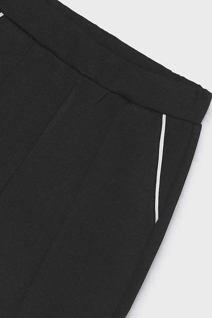 Pantalones lisos de algodón para mujer