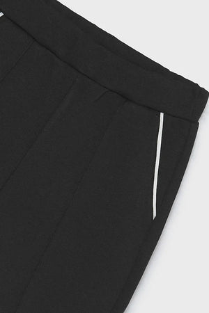 Pantalones lisos de algodón para mujer