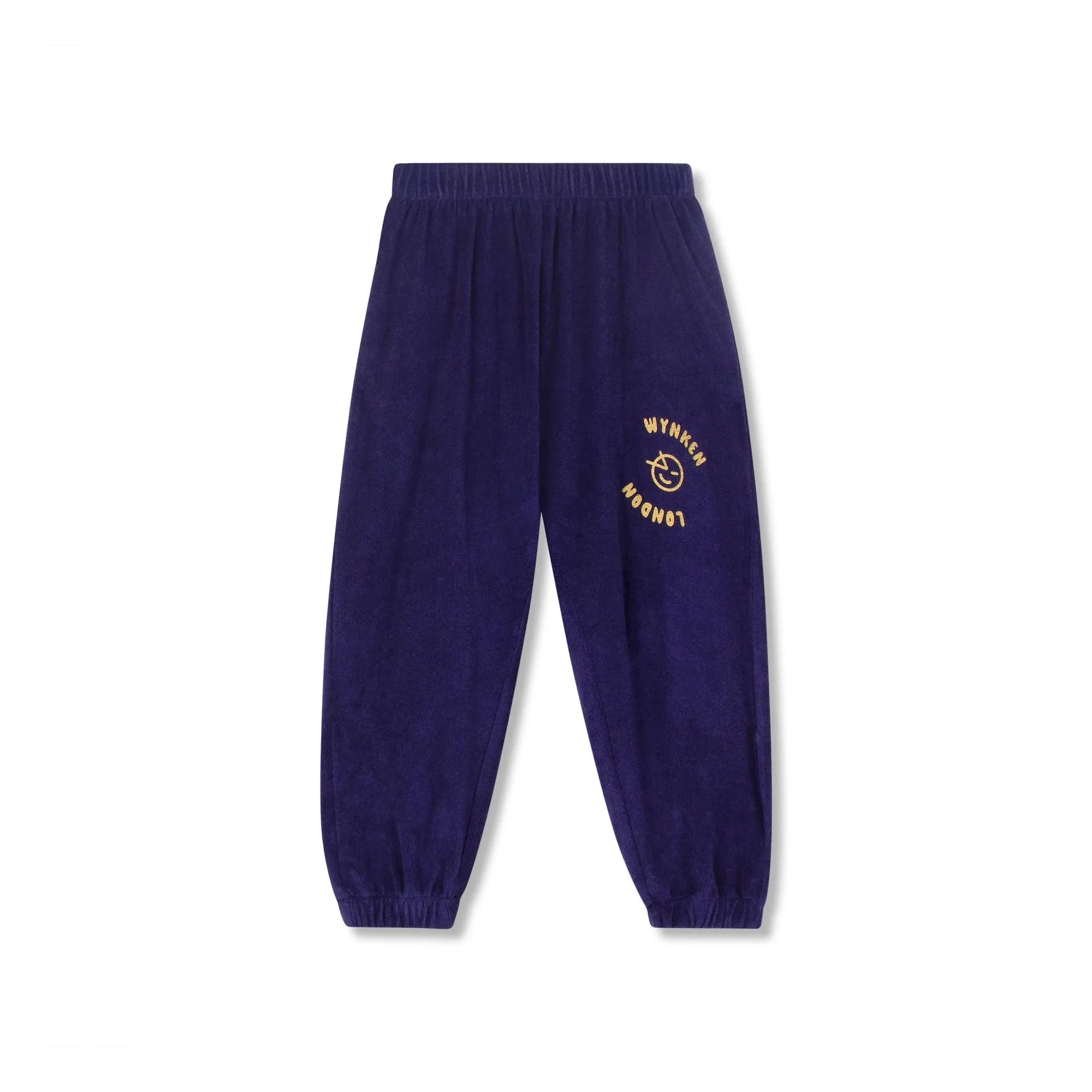 Wynken - Pantalones jogger de algodón orgánico | Azul marino