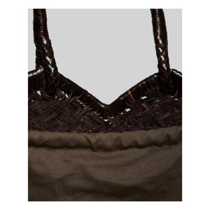 Vipera - Bolso tote Crudelia de piel | Chocolate