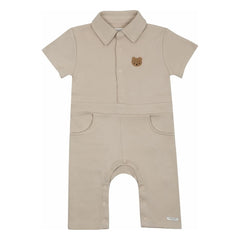 Donsje - Pijama de oso de algodón orgánico | Beige