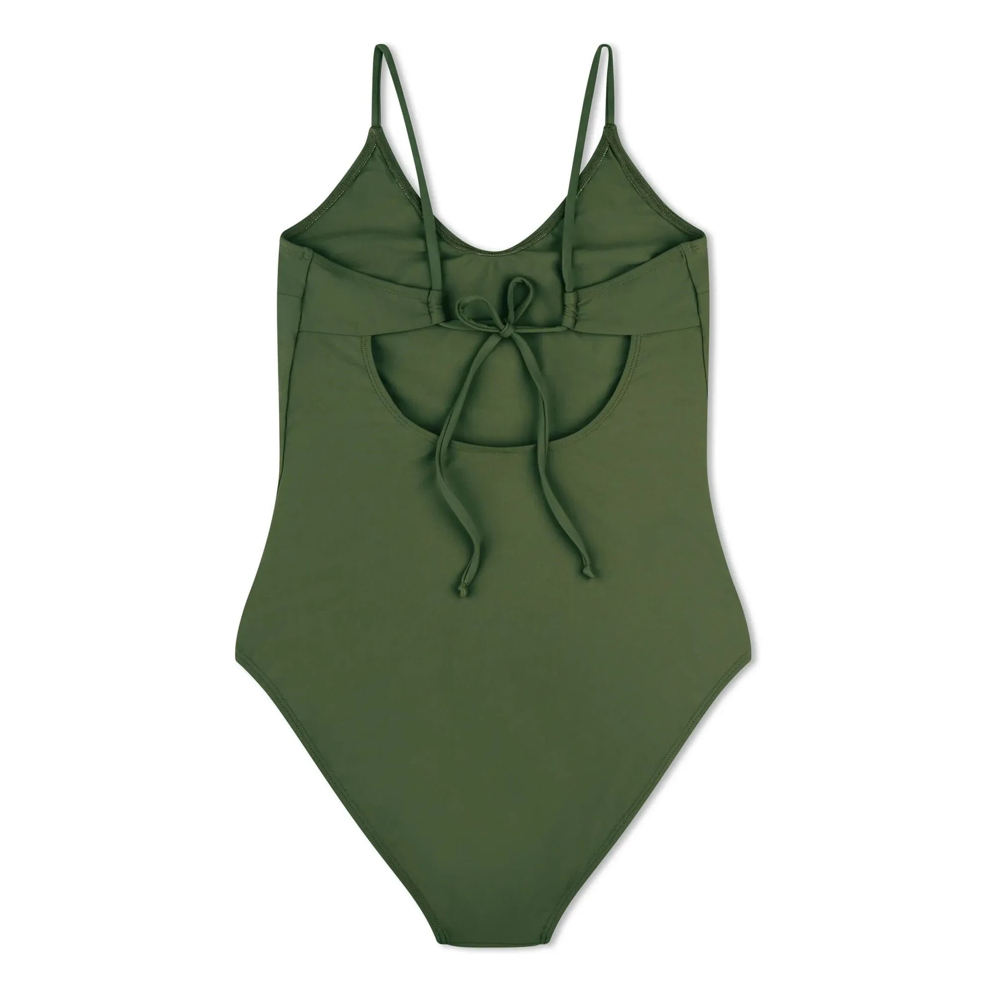 Matona - Jersey de cuello de pico de una pieza con fibras recicladas | Verde cromo