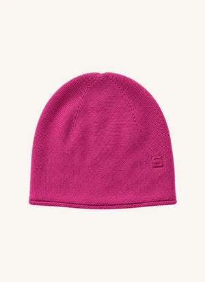 Smallable Kid - Gorro de lana a rayas | Rosa fluorescente