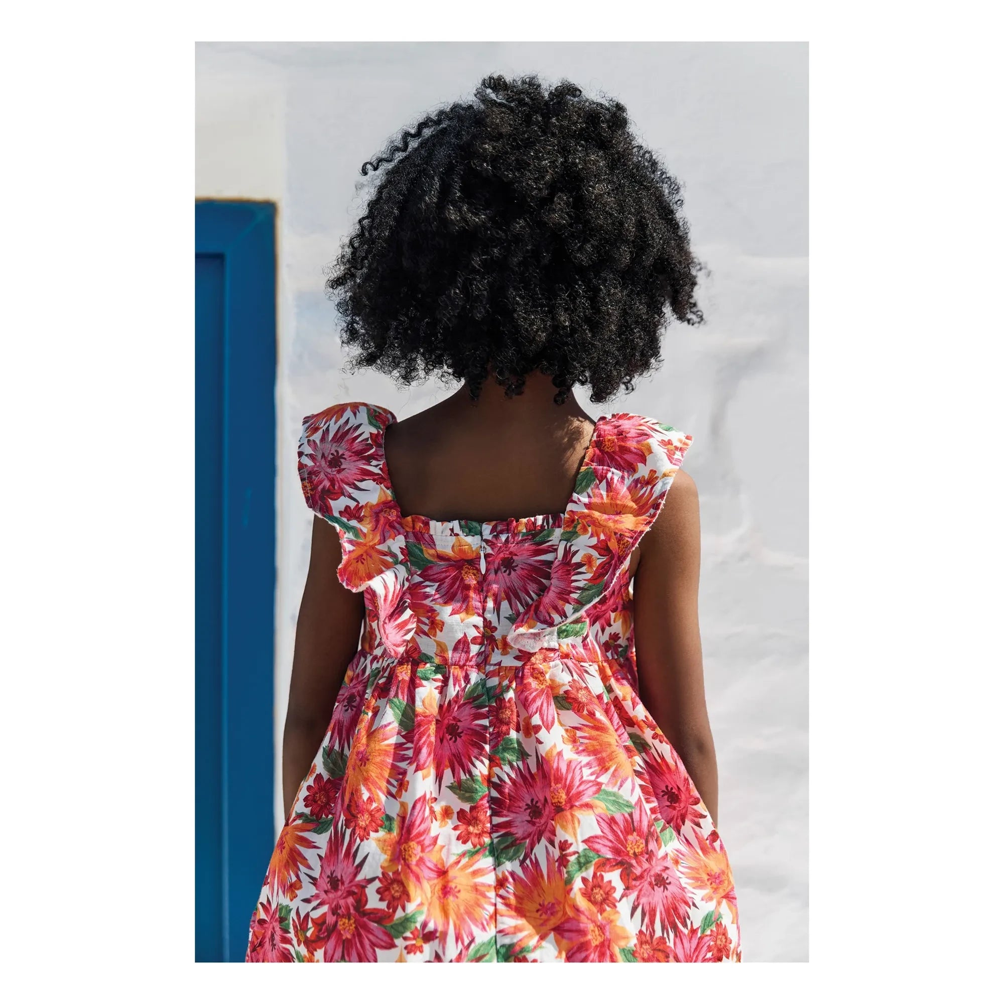 Tartine et Chocolat - Vestido Floral | Naranja