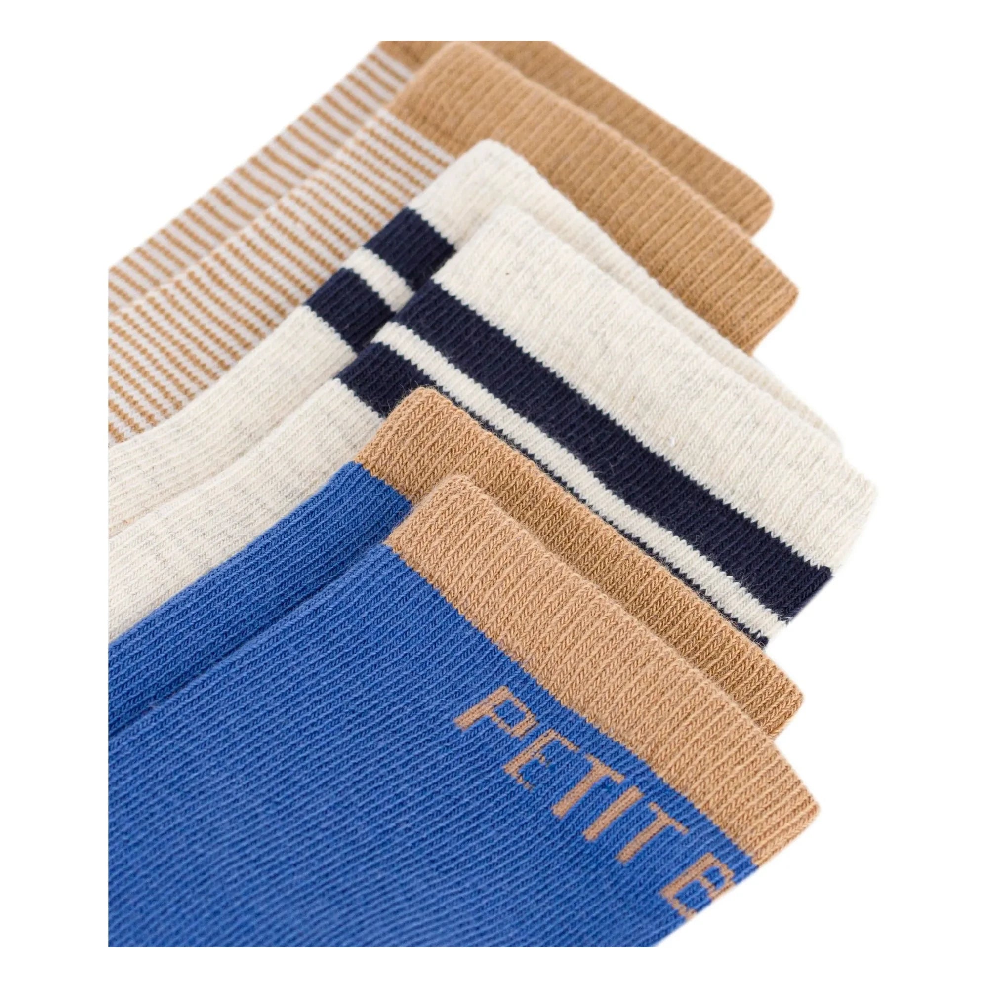 Petit Bateau - Petit Bateau Çorap 3 Çift Set | Mavi