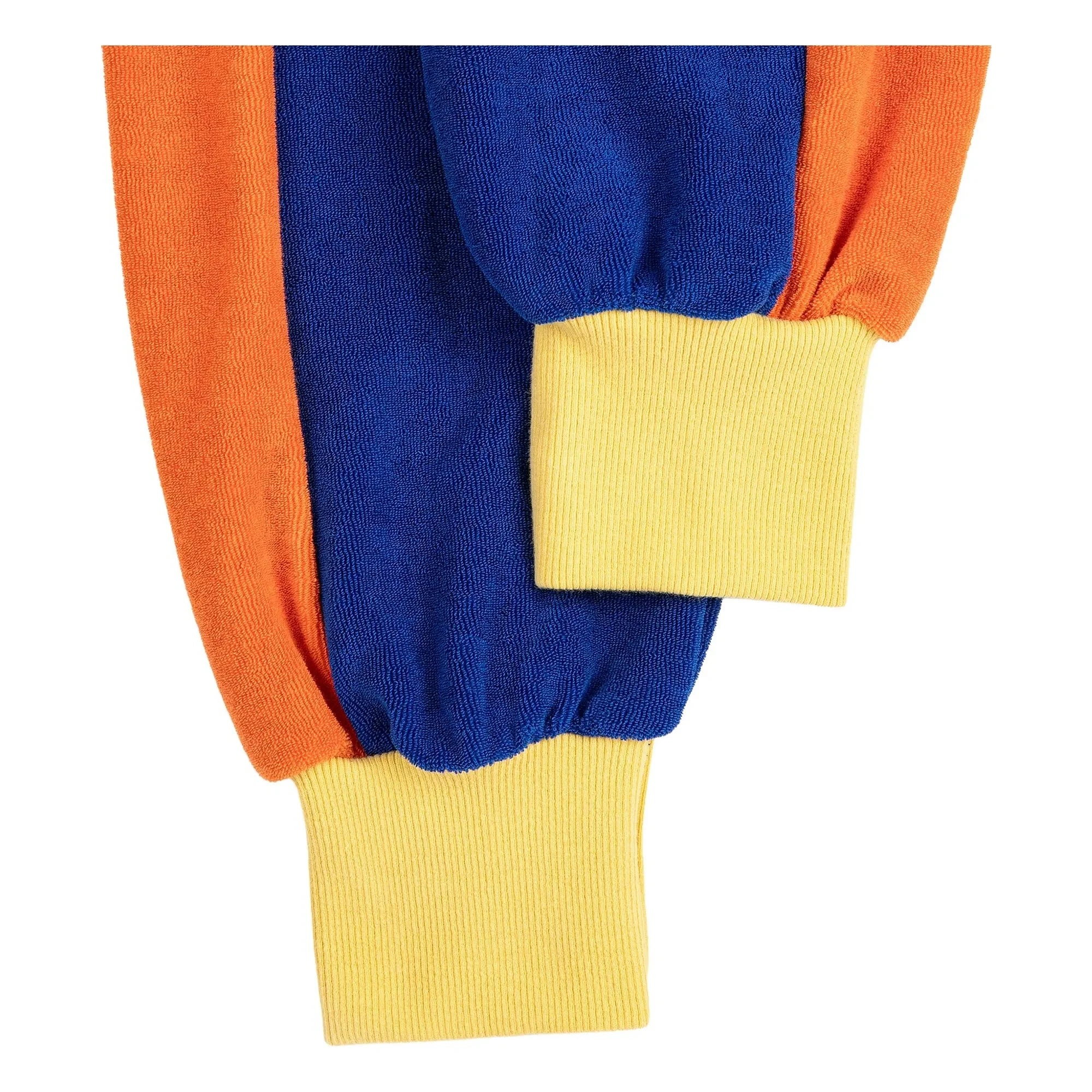 Bobo Choses - Pantalón de chándal de rizo de algodón orgánico con bloques de color | Azul real