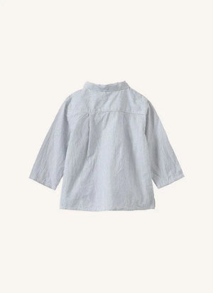 Caramel - Camisa de bebé a rayas Bullshark | Gris