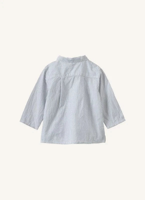 Caramel - Camisa de bebé a rayas Bullshark | Gris