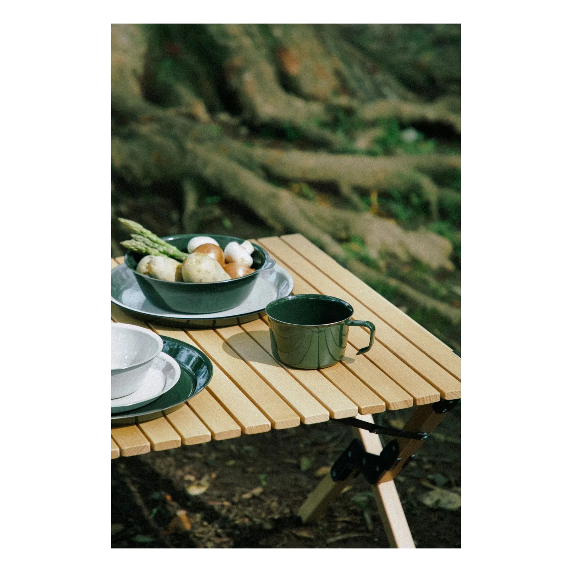 Kinto - Taza esmaltada Foris | Verde bosque