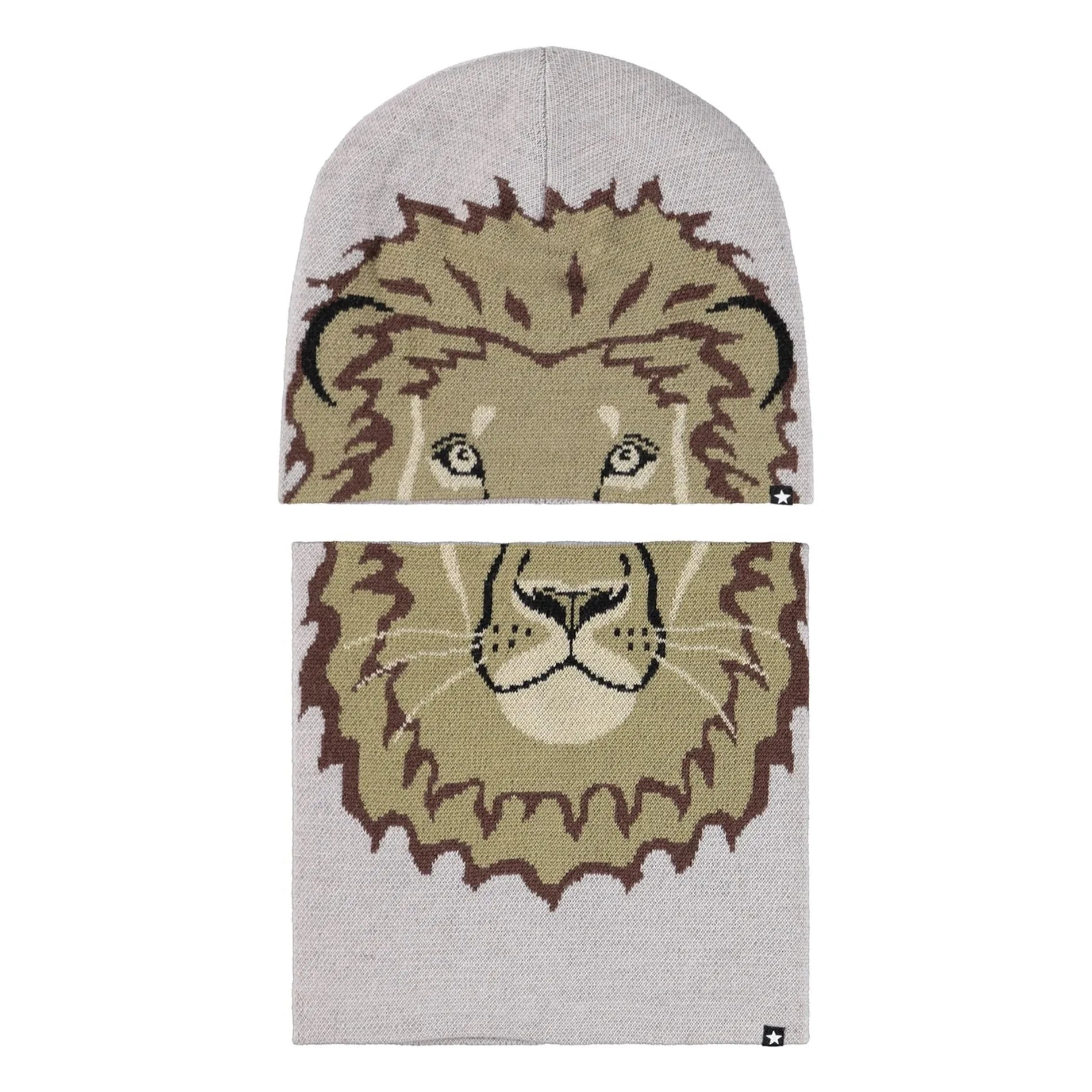 Molo - Gorro León Kleo | Gris Claro