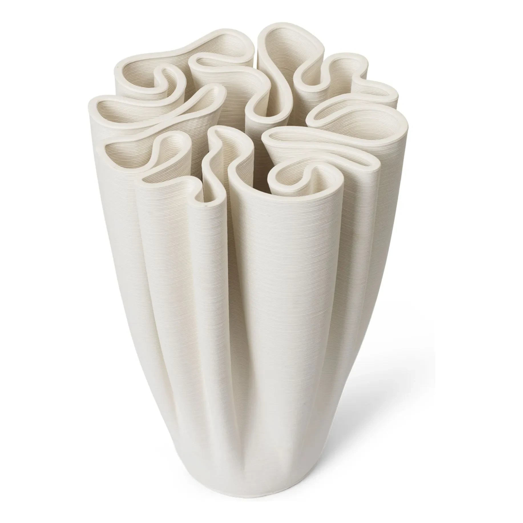 Ferm Living - Jarrón Dedali | Crema