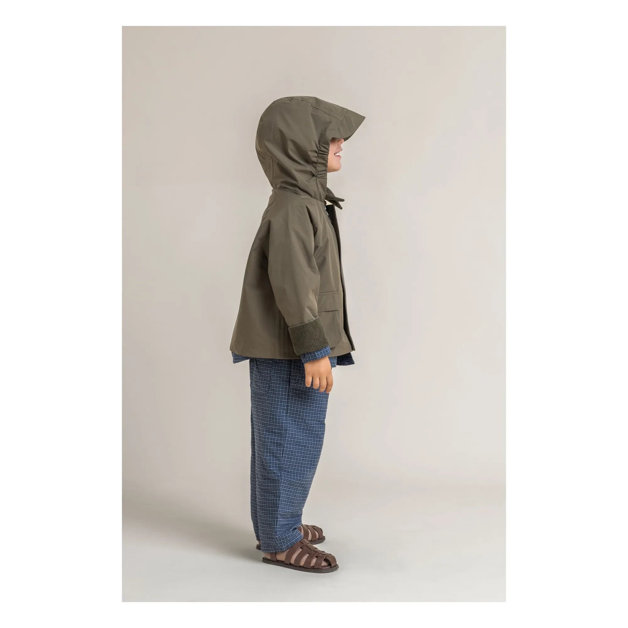 Flotte - Chaqueta Impermeable de Fibra Reciclada Archivito | Caqui